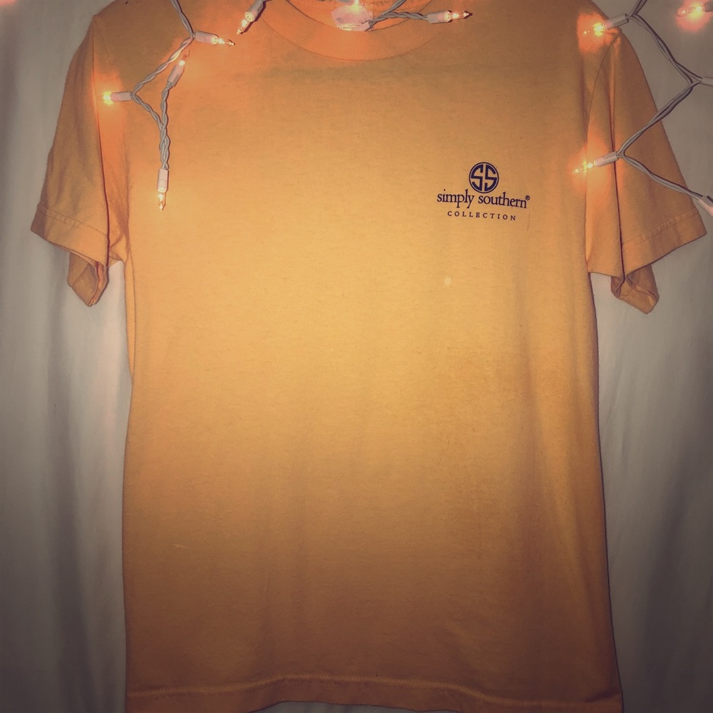 Tangerine simple southern beach T-shirt